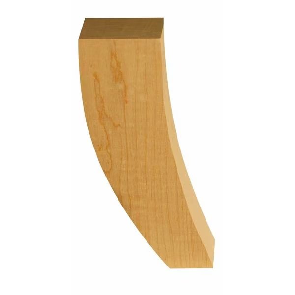 8 x 2 1/2 x 1 3/4 Modern Sofa Foot in Western Red Cedar, Osborne Wood Products, Mfr#: 6136WRC